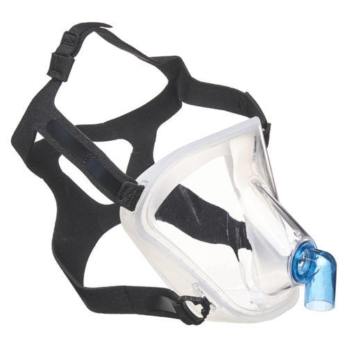 Silikon-Sauerstoffmaske - BITRAC® MAXSHIELD™ - Pulmodyne - transparent / verstellbar