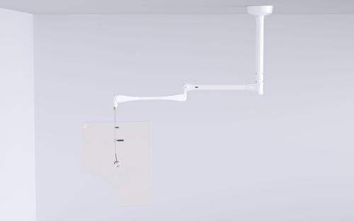 Röntgenstrahlen-Strahlenschutzschild - Rego X-ray - deckenmontiert / 0.50 mm