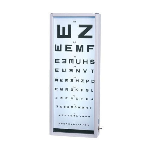 Sehprobentafel mit Hintergrundbeleuchtung - TM-F 6007  - Turmed