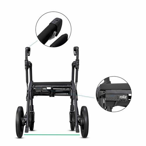 Rollator mit 4 Rädern - Motion Rhythm - Rollz - mit Armlehnen