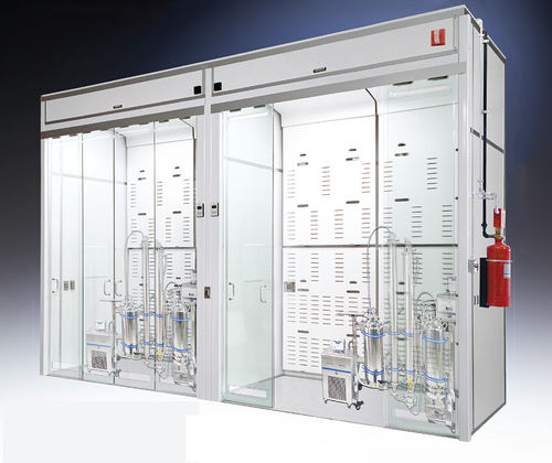 Chemieabzugshaube-Kabine - UniMax - HEMCO - Labor / begehbar / modular