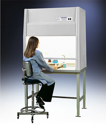 Chemieabzugshaube-Abzugshaube - 92025	 - HEMCO - Labor / bodenstehend / Aktivkohle