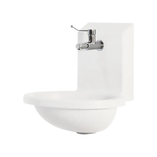 Medizinisch Spüle - OvalisII - SOGOBA - 1 Station / aus Mineralharz / Corian®
