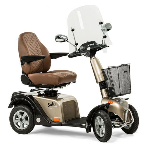 Elektrisches Elektromobil - Solo Elegance - Life & Mobility - mit 4 Rädern / mit Korb
