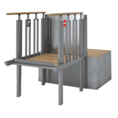 Rollstuhl-Plattformlift - FlexStep - Liftup A/S - für Gebäude