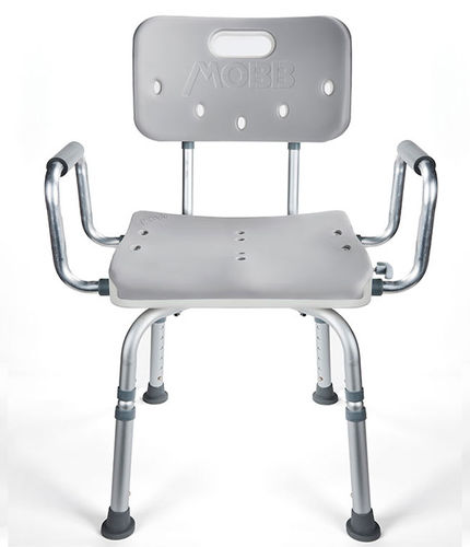 Duschstuhl mit Armlehnen - MHSCIII - Mobb+ Health Care - mit Rückenlehne / ergonomisch / Dreh