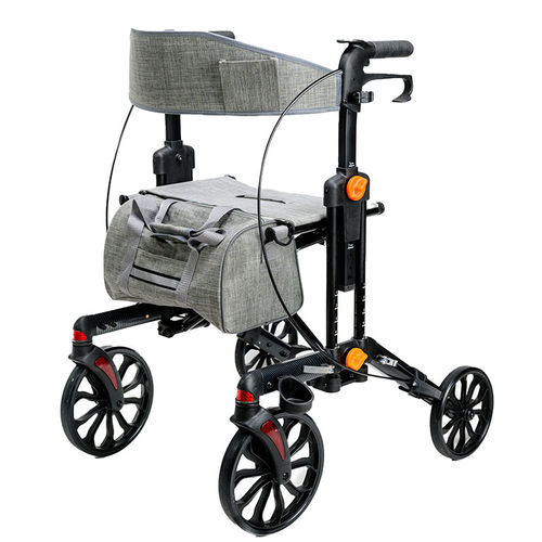 Rollator mit 4 Rädern - MHRL108BK - Mobb+ Health Care - mit Armlehnen / höhenverstellbar / zusammenklappbar