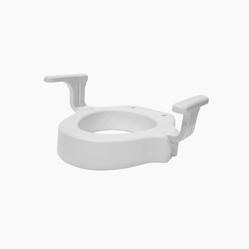 Toilettensitzerhöhung mit Armlehnen - MHERTSA-MB - Mobb+ Health Care - mit Deckel