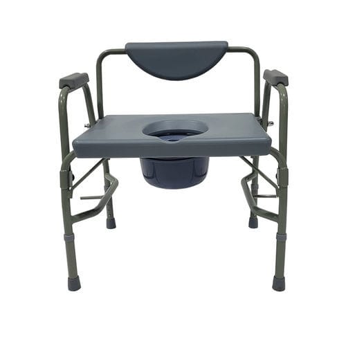 Garderobenstuhl mit Armlehnen - MHCMH - Mobb+ Health Care - mit Eimer