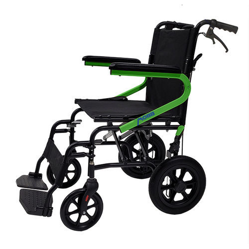 Transportstuhl für den Innenraum - MHTC12BLM - Mobb+ Health Care - für Außenbereich / mit Fußstütze / mit Armlehnen