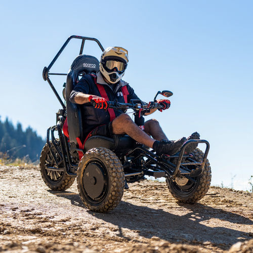 Elektrischer Rollstuhl - Trialp™ - TESSIER - zur Nutzung im Freien / Wanderung / Stahlrahmen