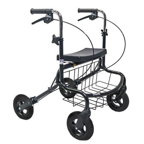 Rollator mit 4 Rädern - MAUNO - Tukimet Oy - Stahlrahmen / mit Sitz / mit Korb