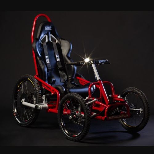 Elektrischer Rollstuhl - Watt's e3 - Mont Blanc Mobility - Offroader / Sport / schrägstellbar