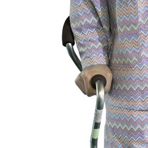 Gehstock / abgewinkelter Griff - QCane  - Qmobility - höhenverstellbar