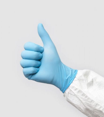 Nitrilhandschuh - Dermagrip Ultra LT - Berner International - ohne Latex / medizinisch / Labor