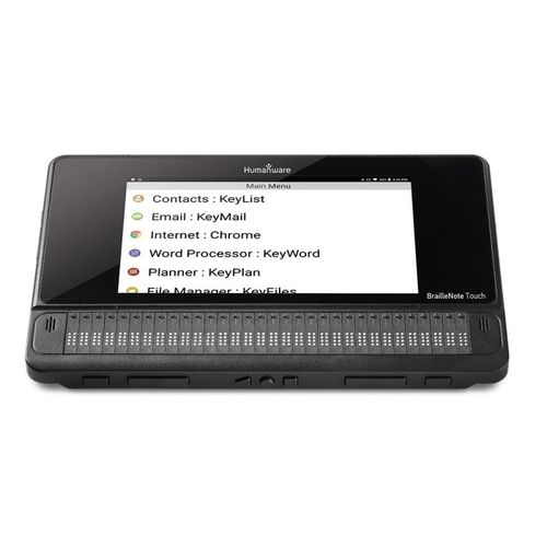 Braille-Block / Bluetooth - BrailleNote Touch Plus - Groupe HumanWare - mit Touchscreen