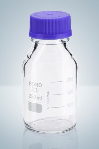 Laborflasche - 72233 series - Hirschmann - Borosilikatglas / Mess