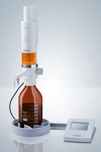 Labor-Flaschendispenser - opus® dispenser - Hirschmann - Festvolumen / elektronisch