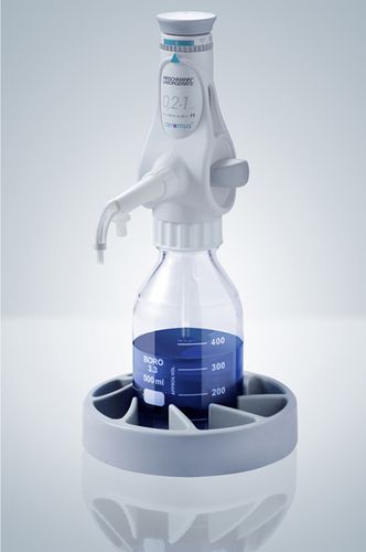 Labor-Flaschendispenser - ceramus® - Hirschmann - variables Volumen