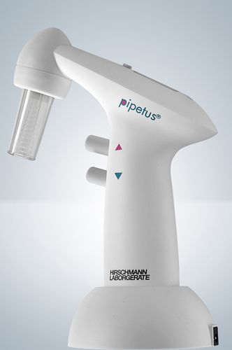 Mechanischer Pipettierer - pipetus® - Hirschmann - variables Volumen / batteriebetrieben