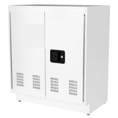 Schrank mit Tür - SASB series - Air Master Systems Corporation - weiß / grau / blau