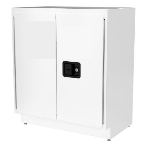 Schrank mit Tür - SFSB series - Air Master Systems Corporation - Edelstahl / weiß / grau