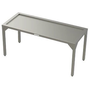 Tisch für Reinraum - CAP62RT - Clean Air Products - rechteckig / Edelstahl