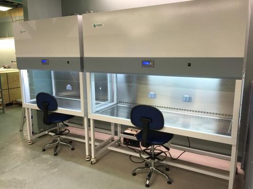 Labor-Abzugshaube - DFMZ's VCM Series - Design Filtration Microzone - bodenstehend / HEPA / vertikaler Laminar-Flow