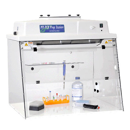 Labor-Arbeitsstation / für PCR - MY‑PCR32 - Mystaire - kompakt / Laminar-Flow