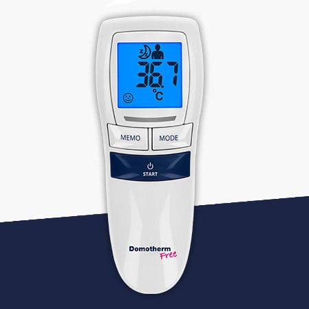 Fieberthermometer - Free - Domotherm - digital / mit direkter Anzeige / Infrarot