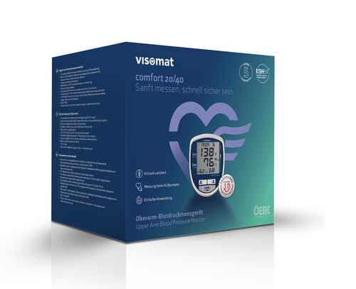Blutdruckmonitor mit Manschette - comfort 20/40 - visomat - automatisch / mit Akku / mit Anzeige der Arterienelastizität