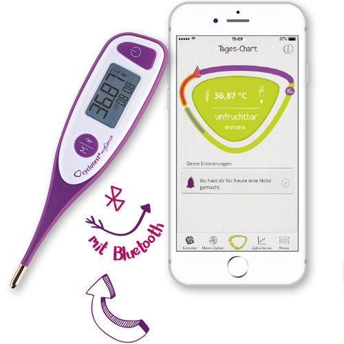 Basal-Thermometer - cyclotest mySense - cyclotest - Fieber / digital / mit direkter Anzeige