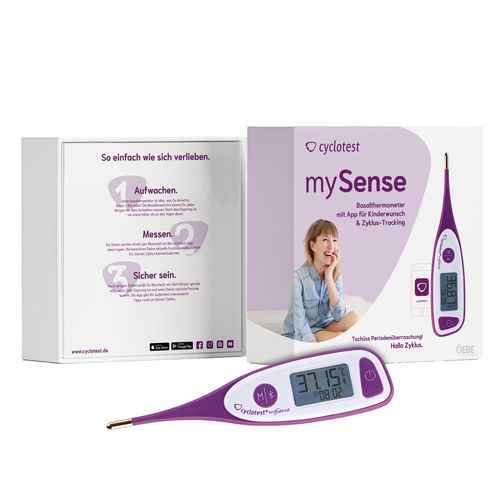 Basal-Thermometer - cyclotest mySense  - cyclotest - Fieber / digital / mit direkter Anzeige
