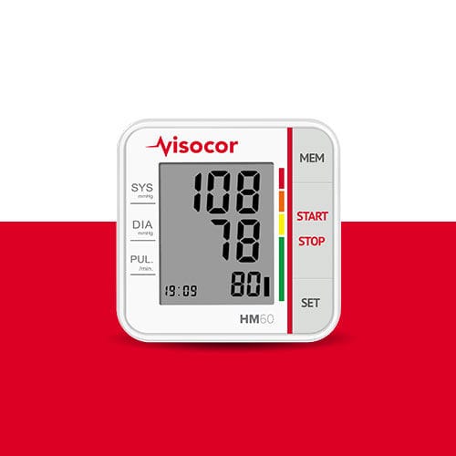 Automatischer Blutdruckmonitor - HM60 - Visocor - Handgelenk / Wearable / kabellos