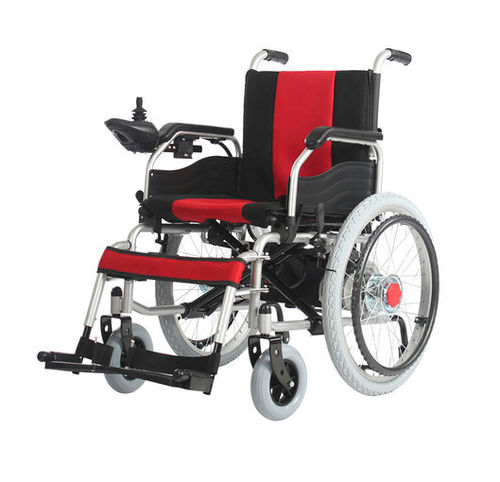 Elektrischer Rollstuhl - JRWD301 - Jerry Medical - zur Nutzung im Freien / für den Innenbereich / zusammenklappbar