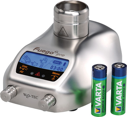 Laborbrenner - Fuego SCS pro - WLD-TEC - batteriebetrieben / Gas
