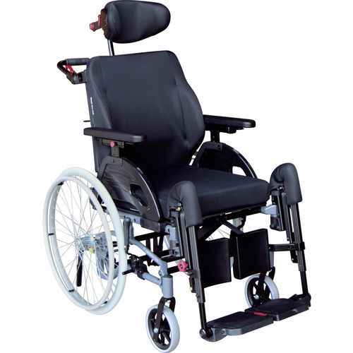 Manueller Rollstuhl - 4U CED - Alu Rehab - für den Innenbereich / zusammenklappbar / schrägstellbar
