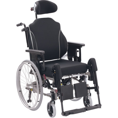 Manueller Rollstuhl - III - Alu Rehab - zur Nutzung im Freien / für den Innenbereich / schrägstellbar