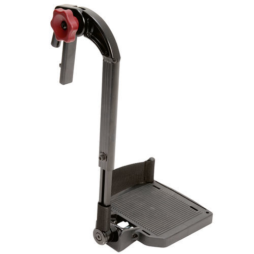 Fußhalter für Stuhl - UNIVERSAL - Alu Rehab - für Erwachsene / einstellbar