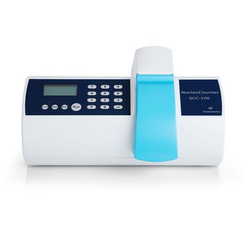 Automatischer Zellzähler - NucleoCounter® SCC-100™ - Chemometec - Tisch / somatische Zellkerne / Bild lampen