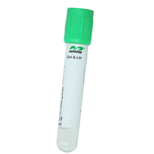 Probenahmeröhrchen für die Analyse auf Plasma - IMPROVACUTER® 742350202, IMPROVACUTER® 744850202 - Improve Medical - zylinderförmig / Plasma / mit Trenngel