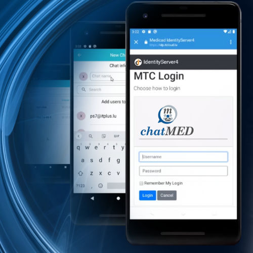 Mobile Applikation / Kommunikation - chatMED - mediCAD Hectec GmbH - DICOM-Visualisierung / medizinisch / Android