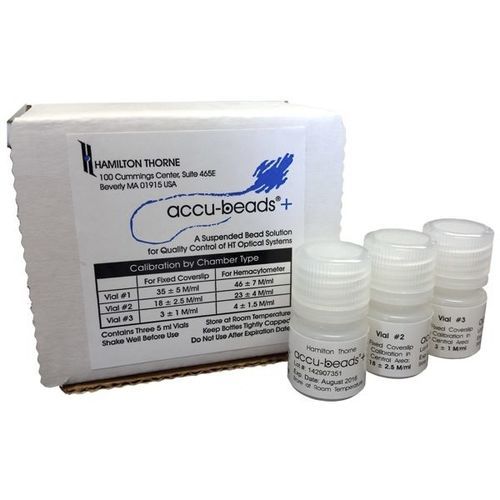 Reagenzkit / als Lösung - accu-beads®+ - Hamilton Thorne - für Kliniken / Labor / zur Qualitätskontrolle