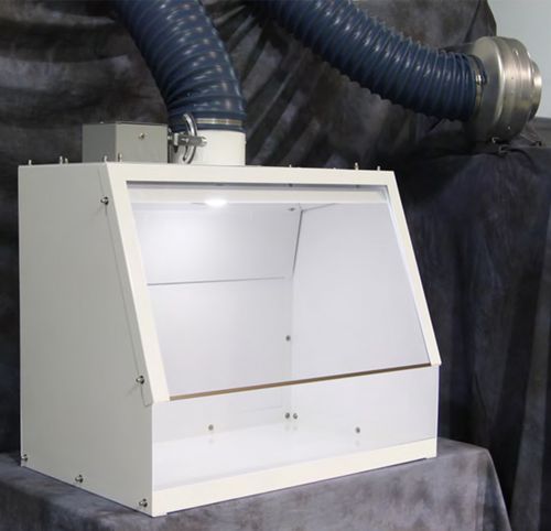 Labor-Arbeitsstation / für Mikroskopie - VWS - Germfree - Tisch / mit Belüftung
