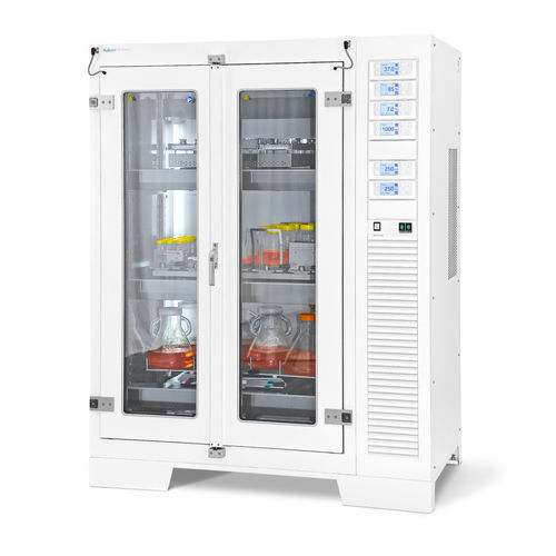 Labor-Inkubator / CO2 - ISF4-X - Kuhner AG - bodenstehend / Edelstahl / mit 2 Türen