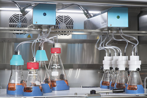 Kohlendioxidtransfergeschwindigkeits-Analysegerät - Kuhner AG - für Sauerstofftransfergeschwindikeit / Labor / Tisch