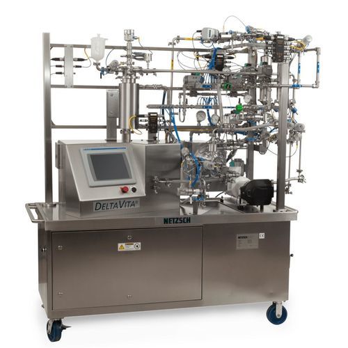 Mikronisierungsstation für Produktion - DeltaVita® 600 - Netzsch - für Forschung und Entwicklung / für die Pharmaindustrie / steuerbar