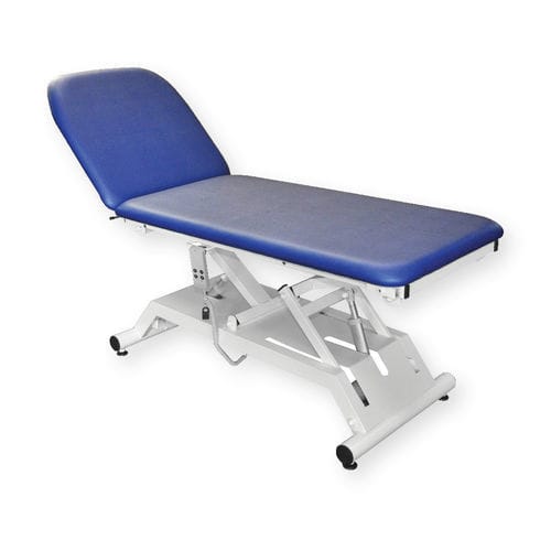 Elektrische Untersuchungsliege - RD1007 - Collin Medical - höhenverstellbar / zweiteilig / blau