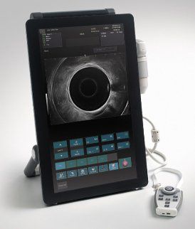 Tragbares Ultraschallgerät - ALBIT  - Creo Medical - für urologische Diagnostik / Schwarz-Weiß / mit Touchscreen