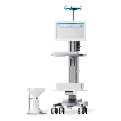 Digitales Urodynamiksystem - Potent Medical - auf Rollen / Beckenboden-EMG / mit Drucker
